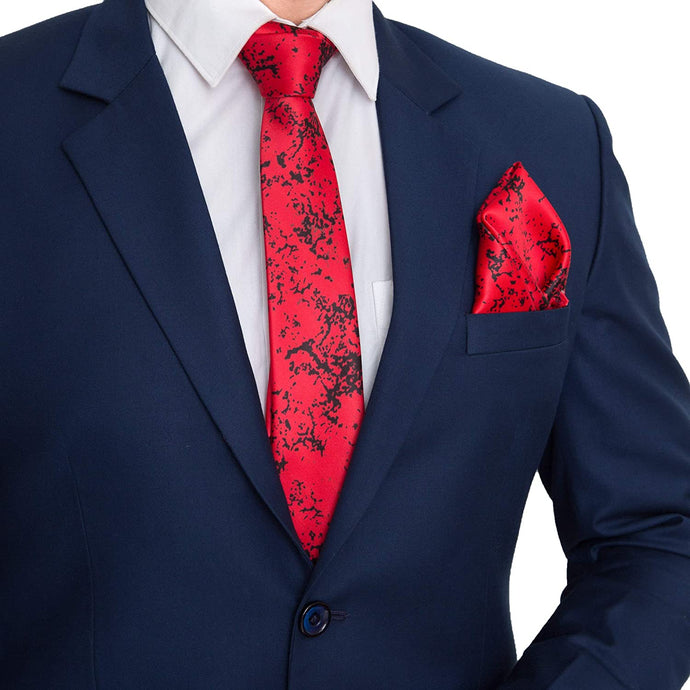 Ricnais New Arrival Classic Mens Tie Silk 8cm Formal Necktie Solid Gold Red Yellow Ties For Man Business Wedding Gift Party
